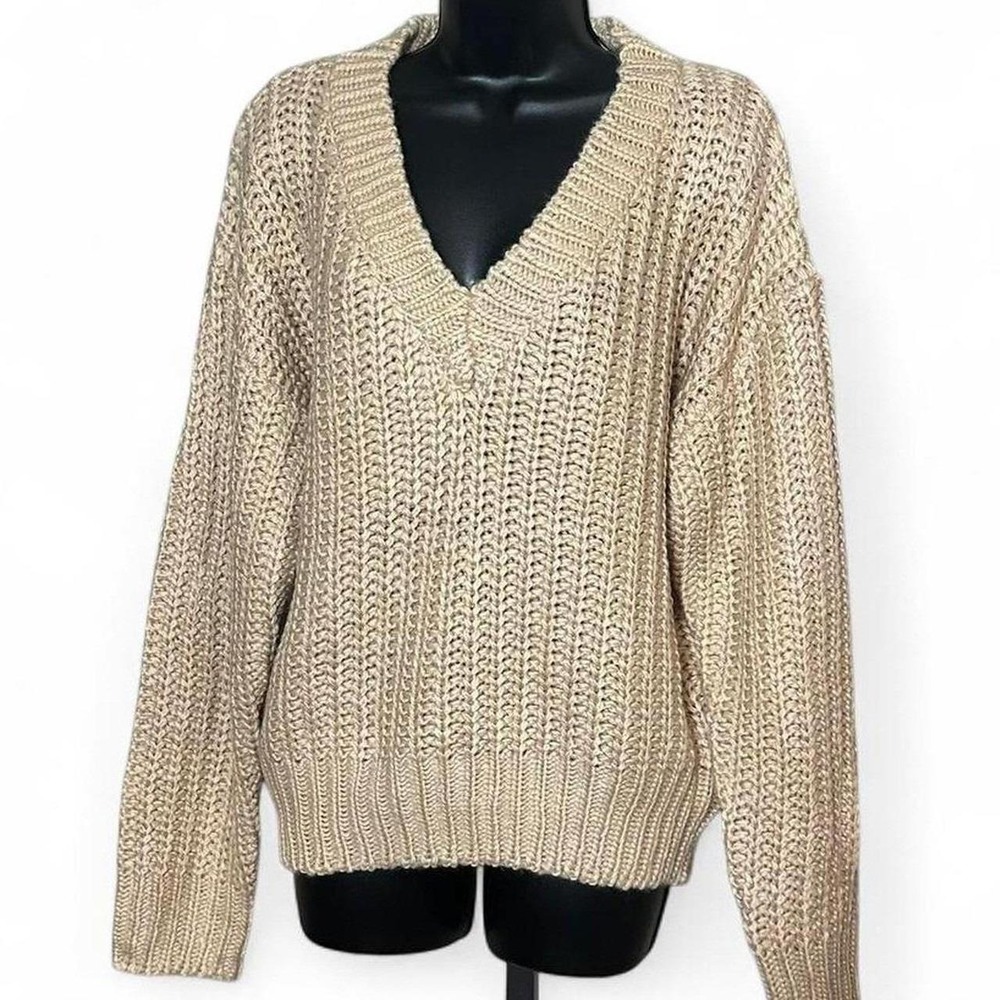 NWT Beige LBLC The Label Sweater MSRP $170